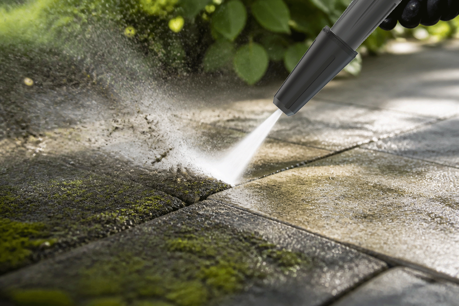 HD20 garden and patio cleaning close-up