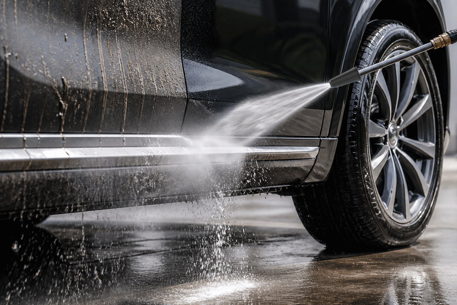 HD20 vehicle cleaning close-up
